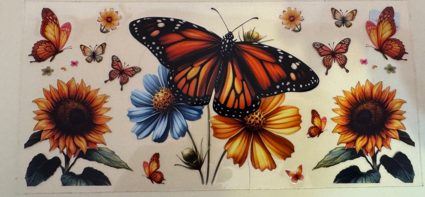 A142 (Butterflies Flowers)