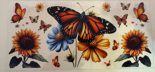 A142 (Butterflies Flowers)