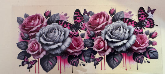 A145 (Flowers Butterflies)
